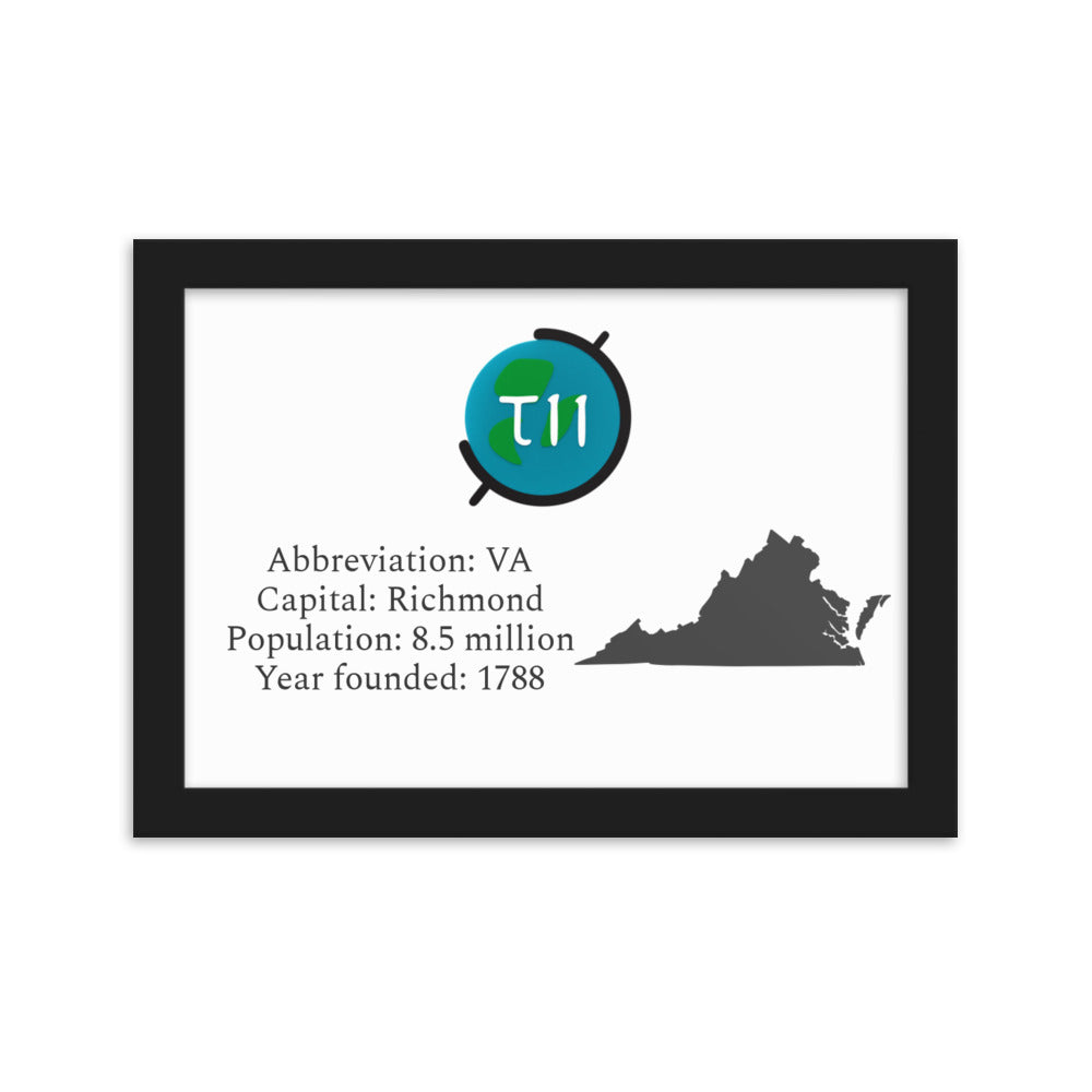 TII - Limited Edition Virginia Print (Framed)