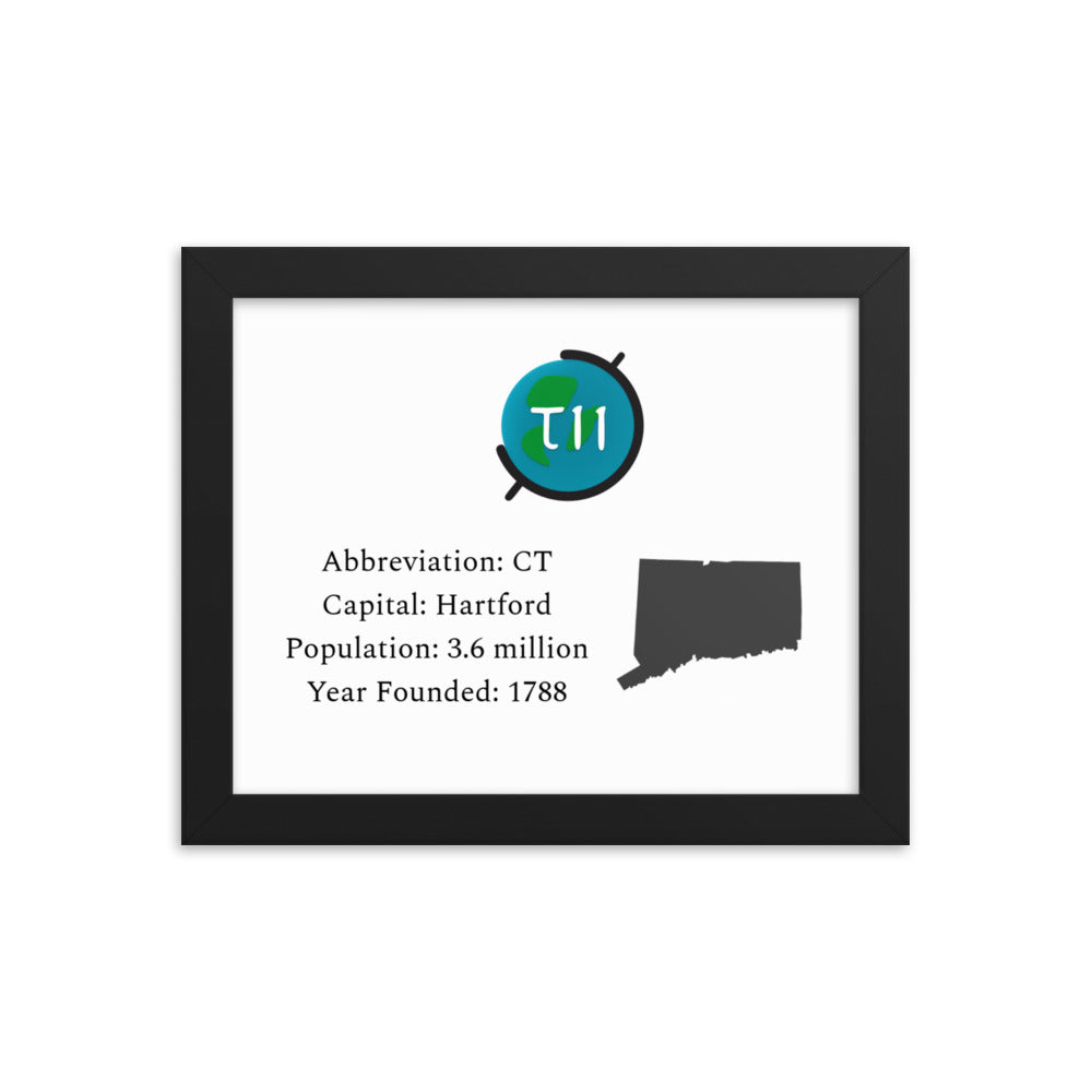 TII - Limited Edition Connecticut Print (Framed)