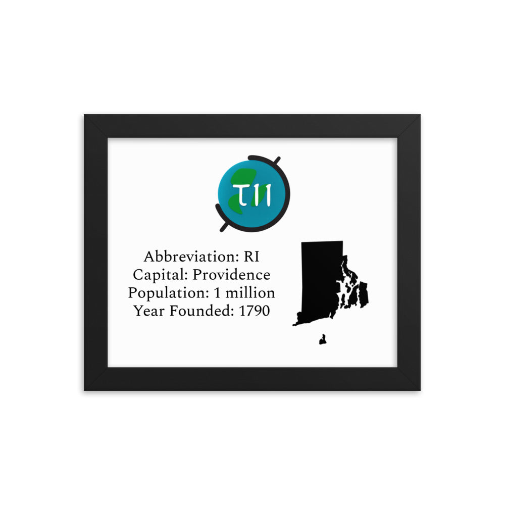 TII - Limited Edition Rhode Island Print (Framed)