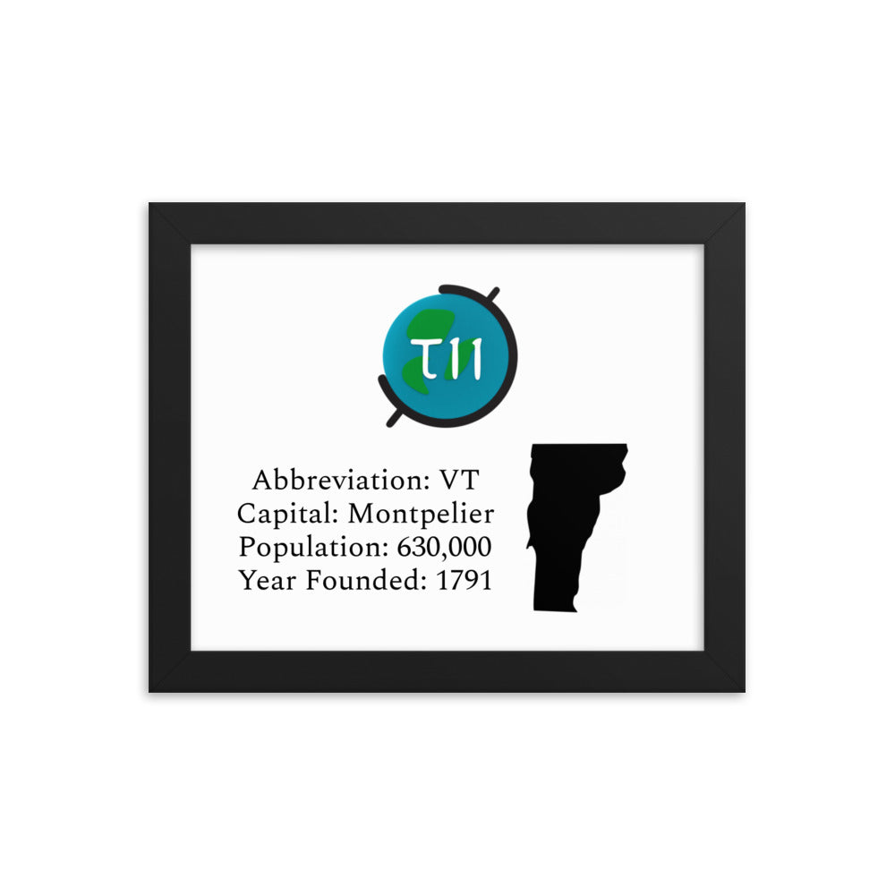 TII - Limited Edition Vermont Print (Framed)